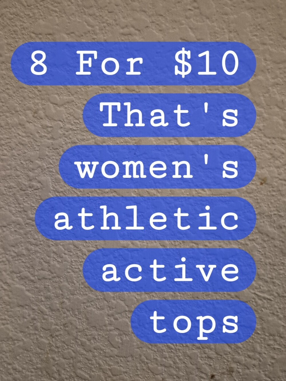 Bundle Of 8 For ;/$10 Womens Athletic Active Wear Tops Tshirts  Like New Small